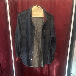 A/X Armani Exchange Dark Blue Shirt Jacket